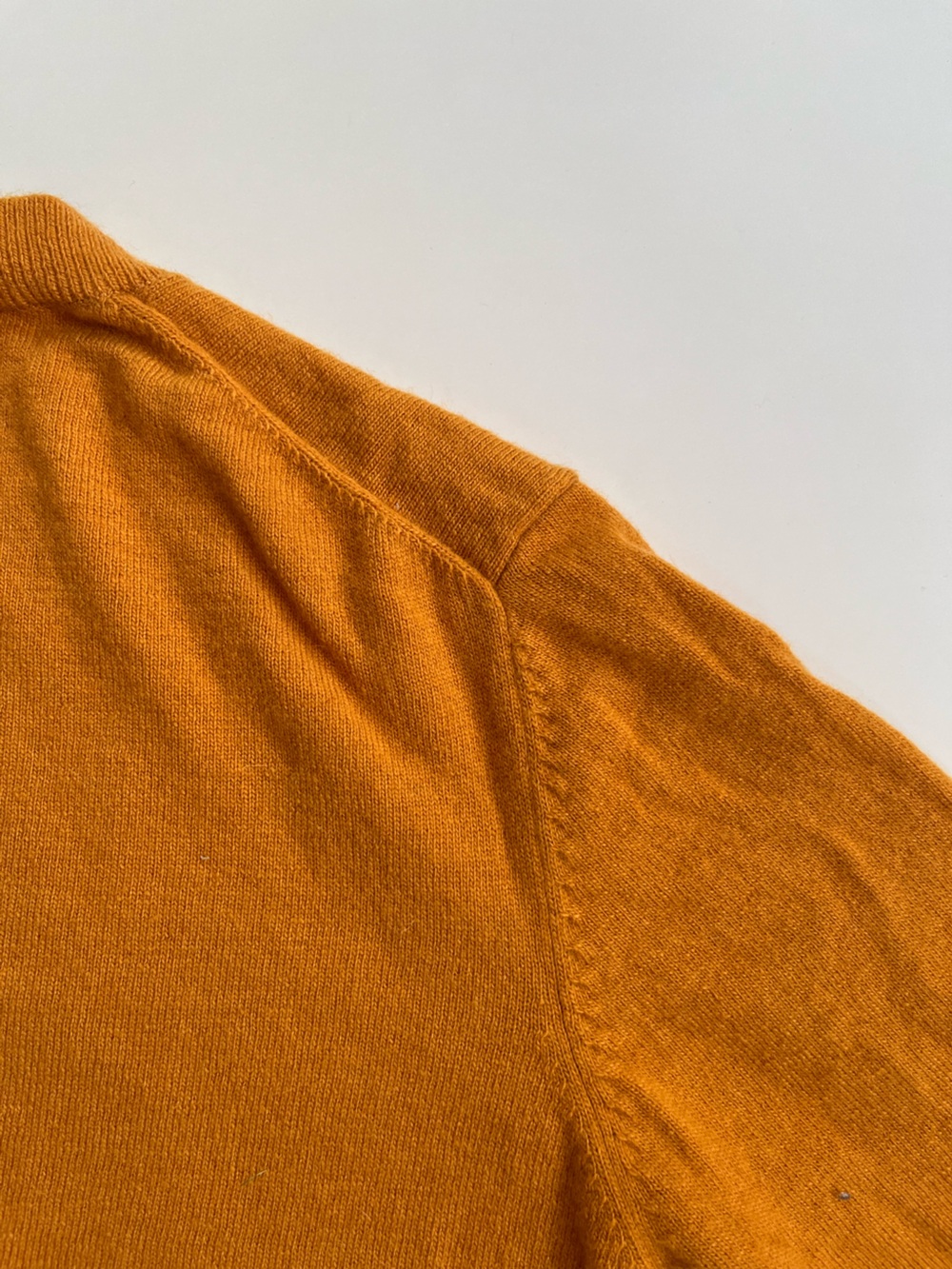 Sunday Best Aritzia Wool Alpaca Blend Crewneck Mustard Banana Patch Sweater - Picture 10 of 10